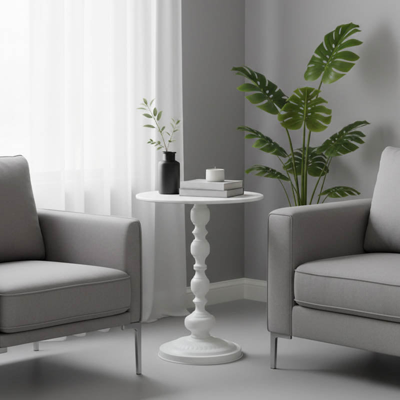 столови понуда, маси материјали, Side Table Vedas, странична масичка, помошна масичка, клуб масичка, тркалезна масичка, метална масичка, крем масичка, масичка за кафе, лоунџ мебел, мебел за дневна, Chavle, модерни материјали, уникатни материјали