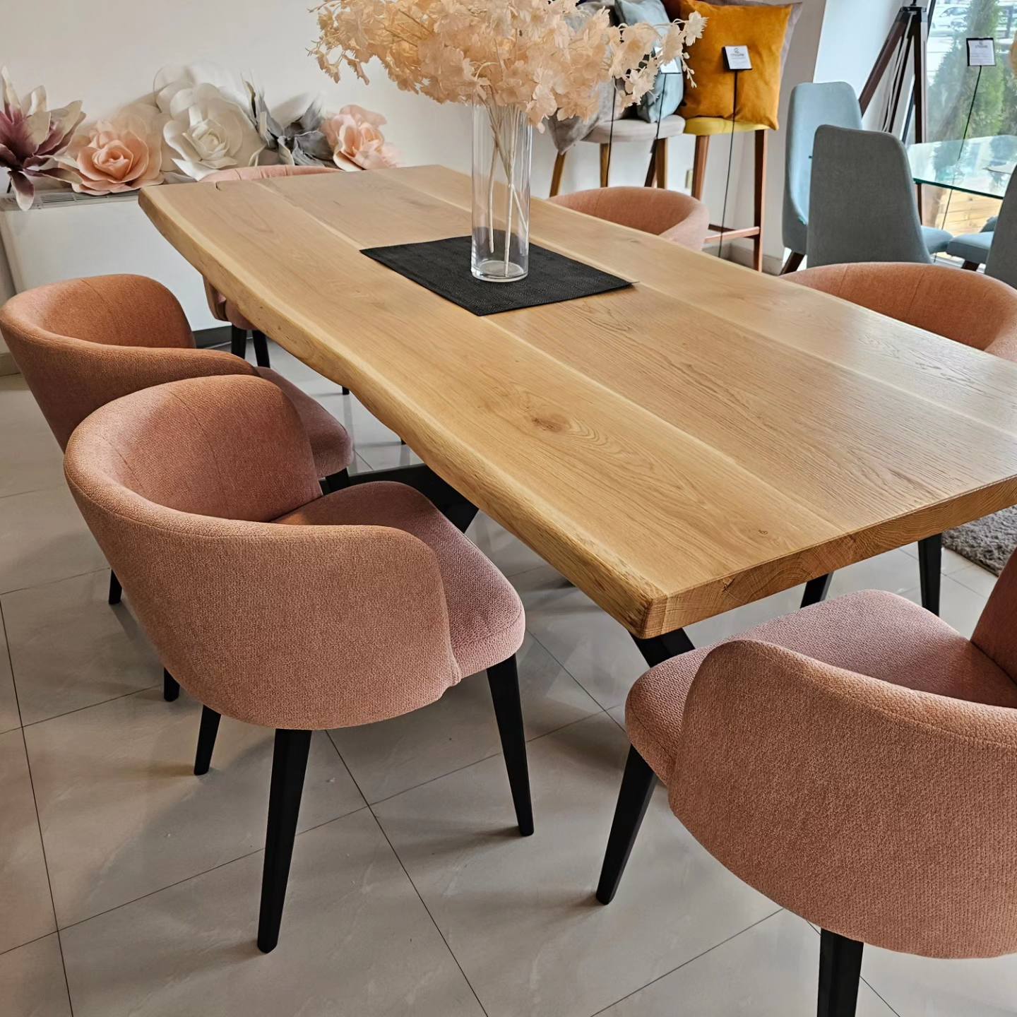 akcija 6+1 stolov plus miza / Трпезариска маса Сицилија / Trpezariska Masa Sicilija
/ Dinning set Sicily + Ava Chairs / Miza in stoli Sicilija