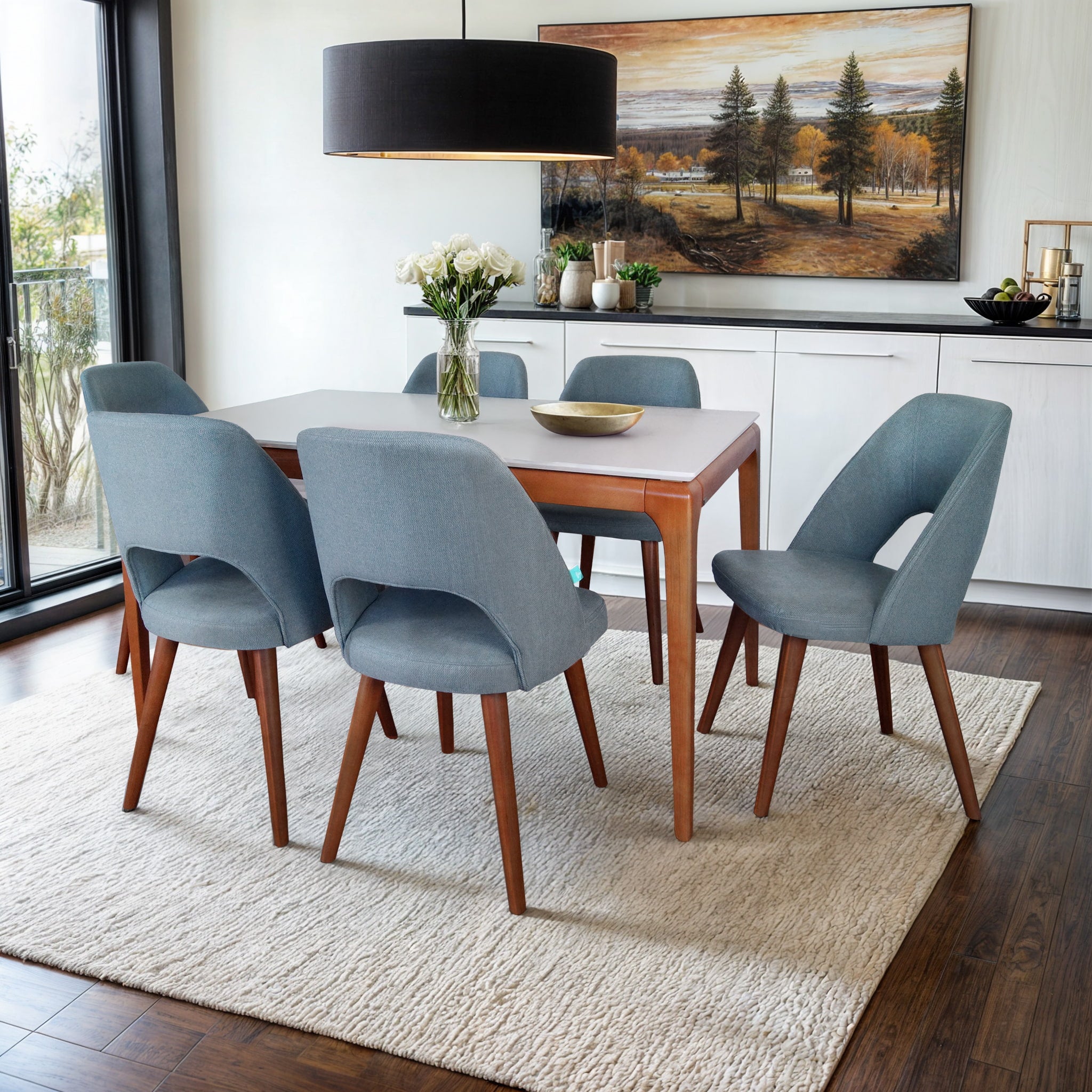 Jedilna miza / Трпезариска маса Ава / Trpeazriska masa Ava
Dinning Table Ava / Miza jedilna in stoli Ava