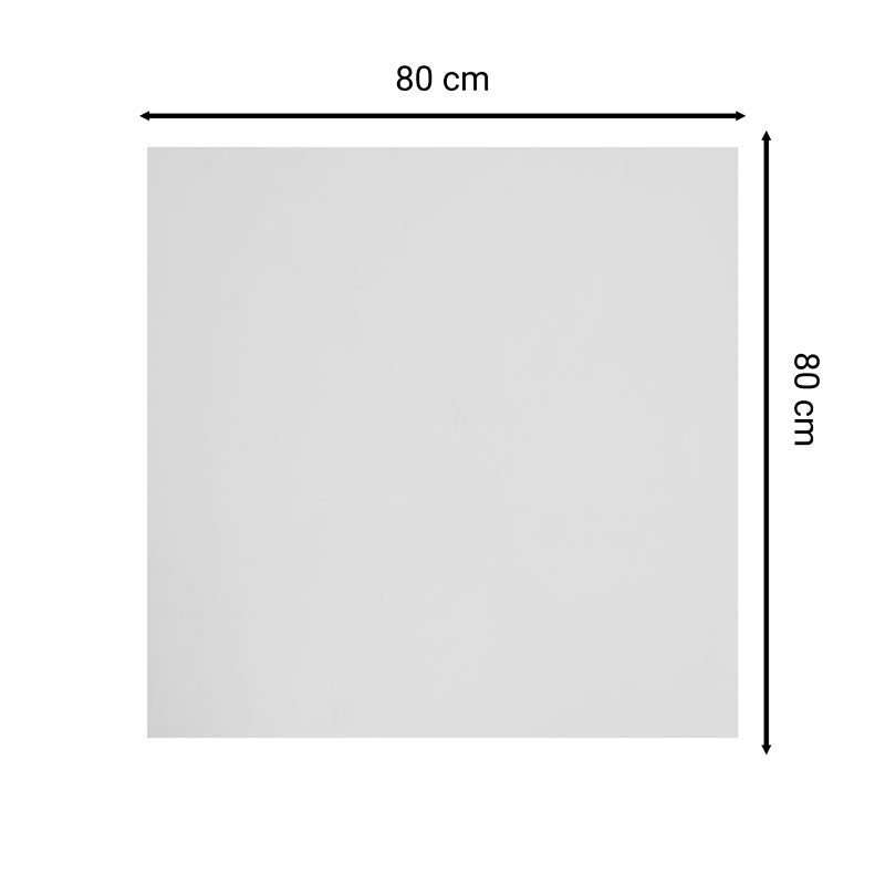 Квадратна Верзалит плоча за маса Zorlanta со димензии 80x80cm и моќна моноблок дебелина од 35mm во темен дезен на антрацит цемент за модерни тераси, градини и ресторани