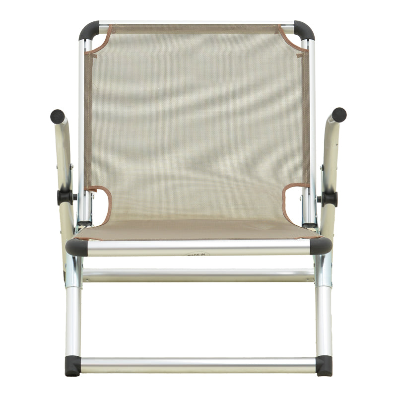 Склоплива champagne столица за плажа Aerospan со лесна алуминиумска рамка и издржливо текстилен платно