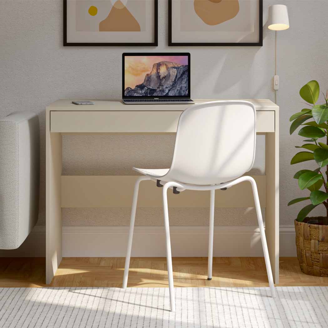 Minimalisticko kancelarisko biro Milano so shirina od 100cm